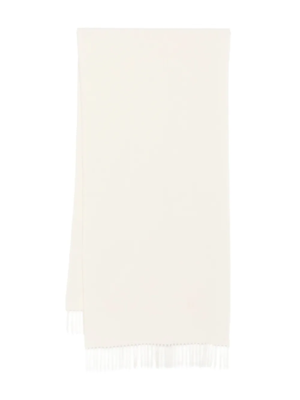

Кашемировый шарф с бахромой Sandro, белый