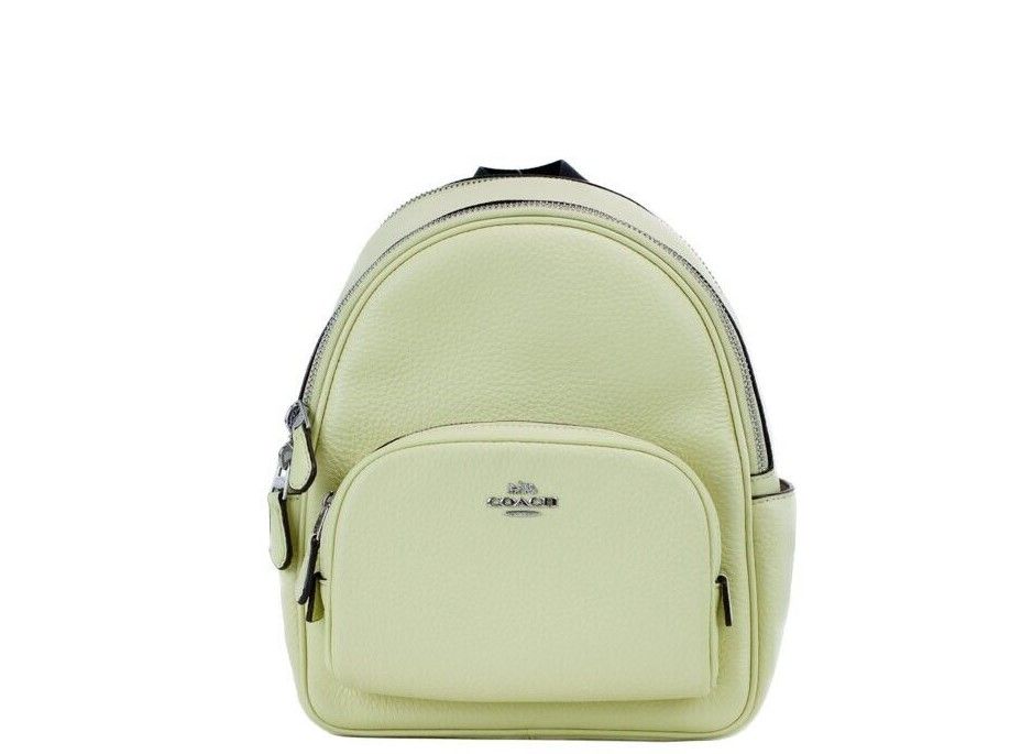 

Сумка-рюкзак Mini Court Pale Lime Pebbled Leather Coach