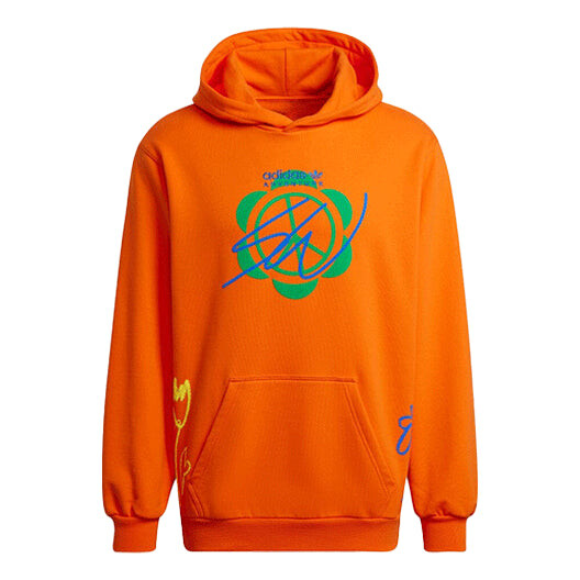 

Толстовка x sean wotherspoon superturf hoodie 'orange' Adidas, оранжевый