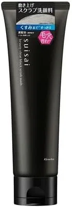 Набор для умывания Suisai Beauty Clear Black Scrub Wash, 130 г x 3 шт.