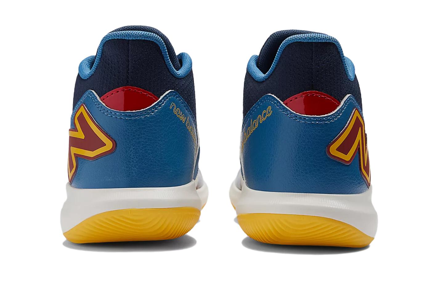 Кроссовки детские тренировочные Coco CG1 синий белый красный Kids' New Balance, морской синий+настоящий красный — фото 4