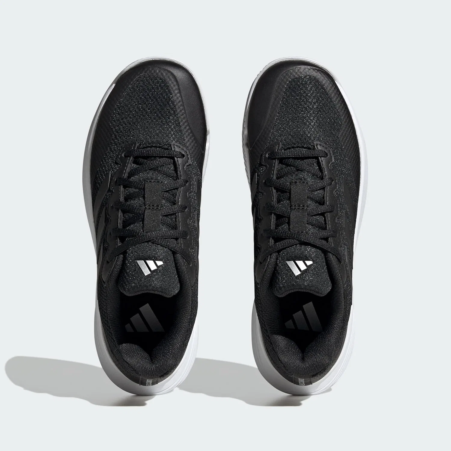 Кроссовки теннисные Adidas, Core Black Core Black Silver — фото 2