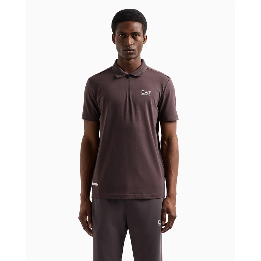 

Поло с коротким рукавом EA7 EMPORIO ARMANI 7M000125_AF13956, коричневый