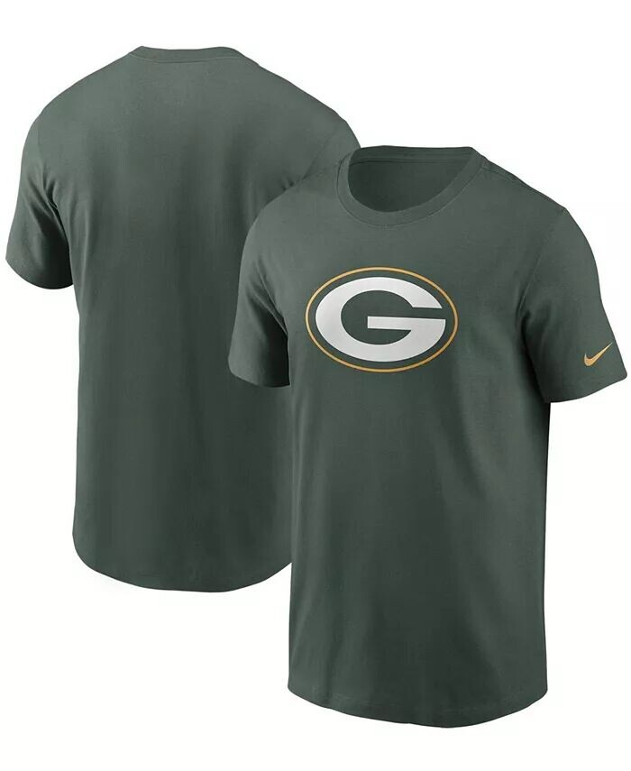 

Мужская зеленая футболка с логотипом Big and Tall Green Bay Packers Primary Nike