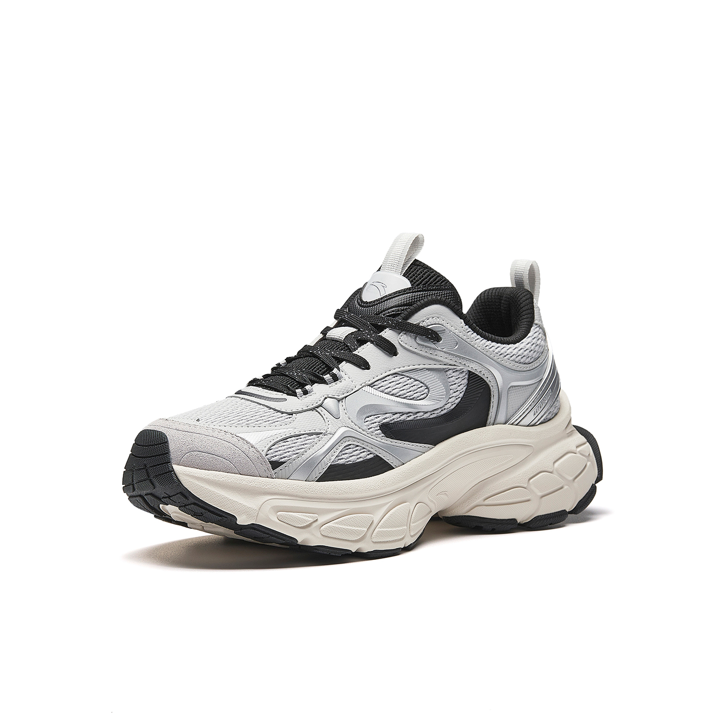 ANTA Star Moon 5 повседневные кроссовки мужские Microchip Gray/Silver/Basic Black — фото 3