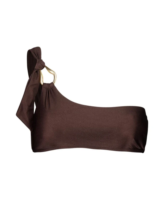 

Коричневая верхняя часть бикини с регулируемыми бретелями Zimmermann, коричневый