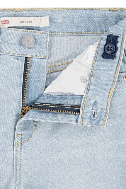 Джинсы с завышенной талией 726 FLARE Levi's, синий — фото 4