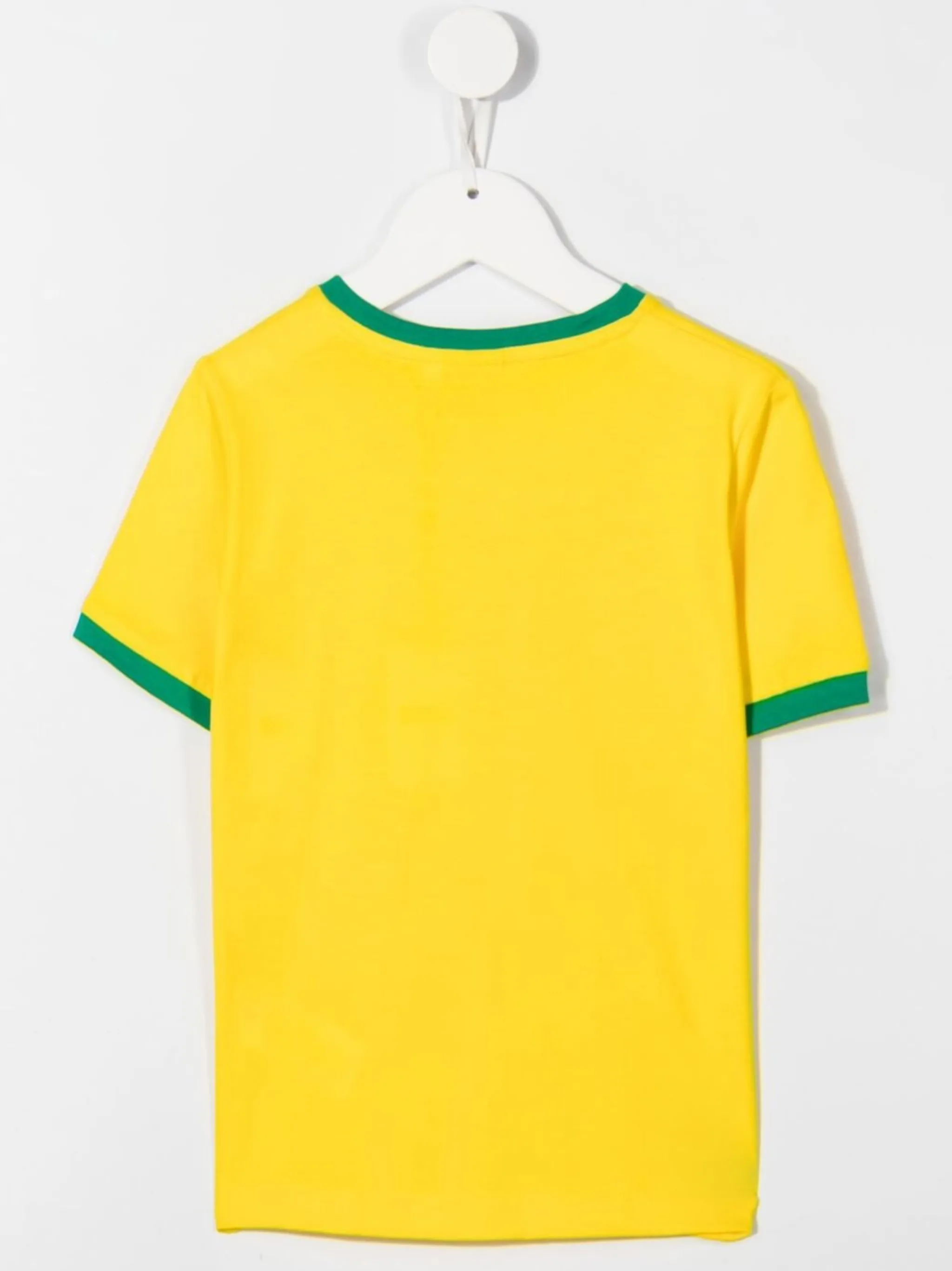 Футболка Brazil с логотипом Boss Kidswear, желтый — фото 2