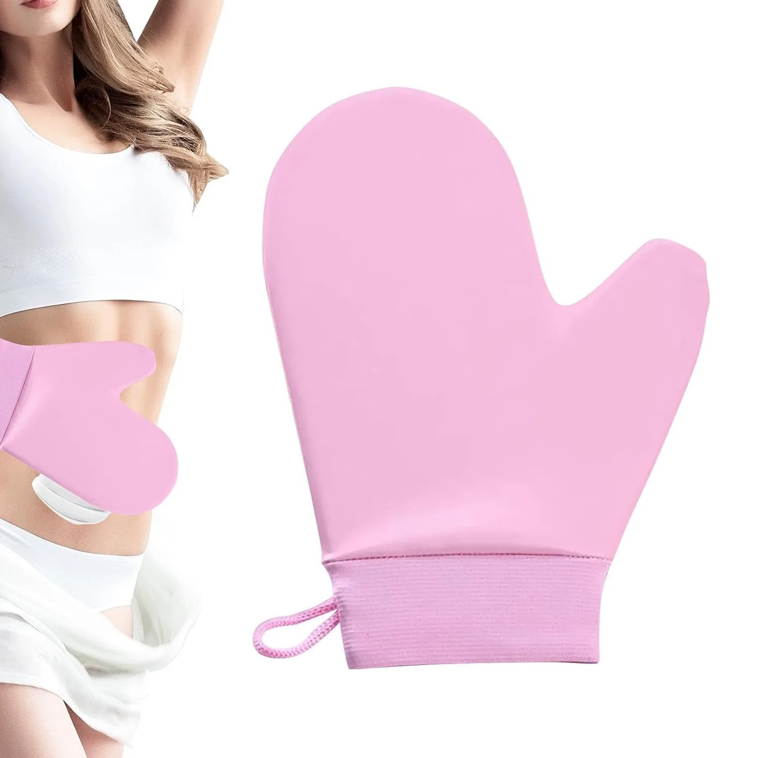 Аппликатор-перчатка для автозагара из искусственной кожи Generisch, Rose