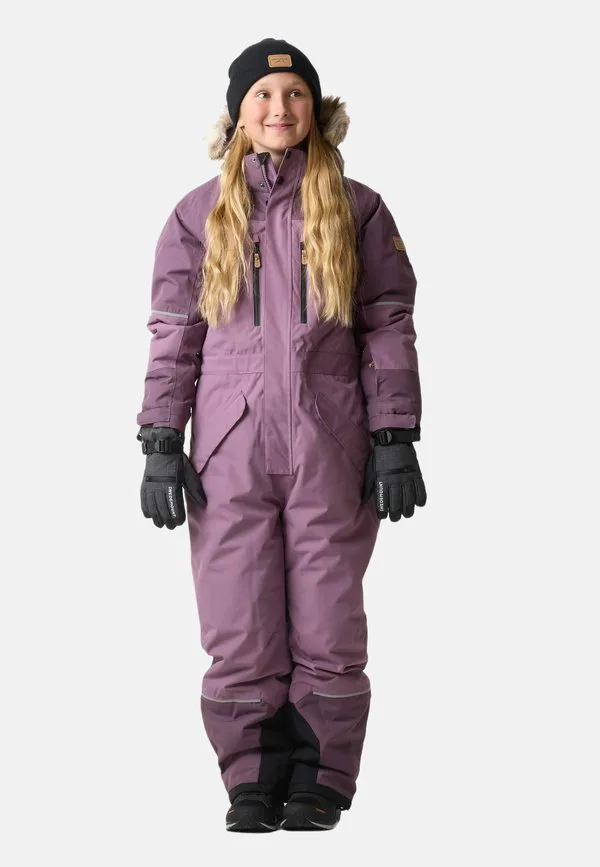 Зимний комбинезон hafjell детский зимний комбинезон Swedemount, Dk. Mauve Pale Mauve — фото 2