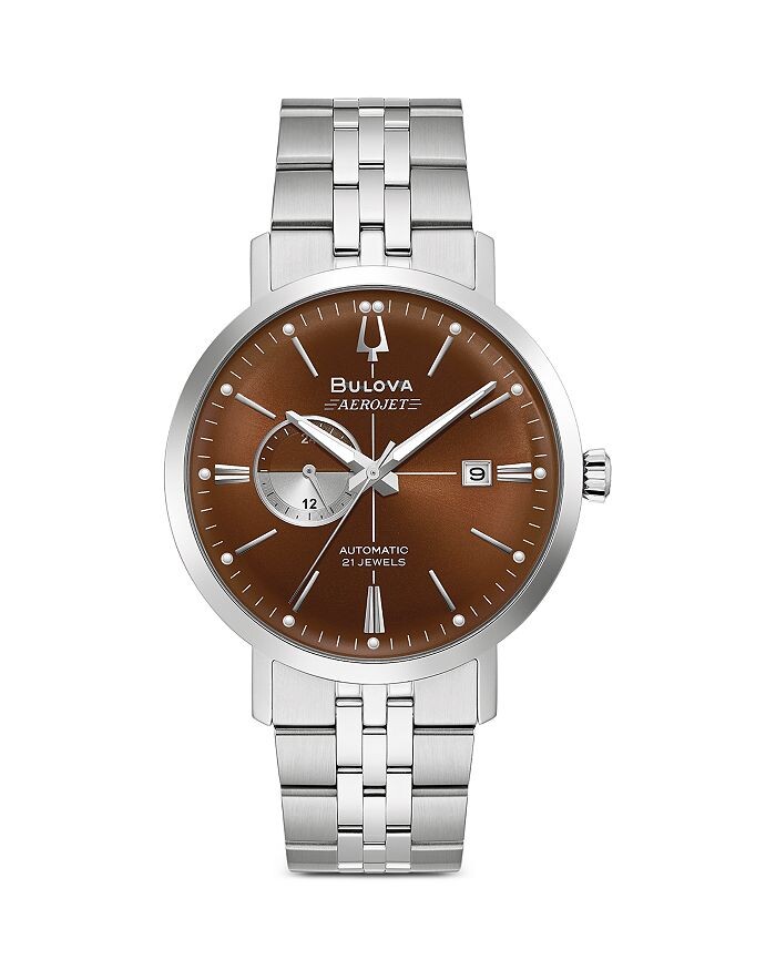 

Часы Bulova Aerojet, 41 мм, коричневый