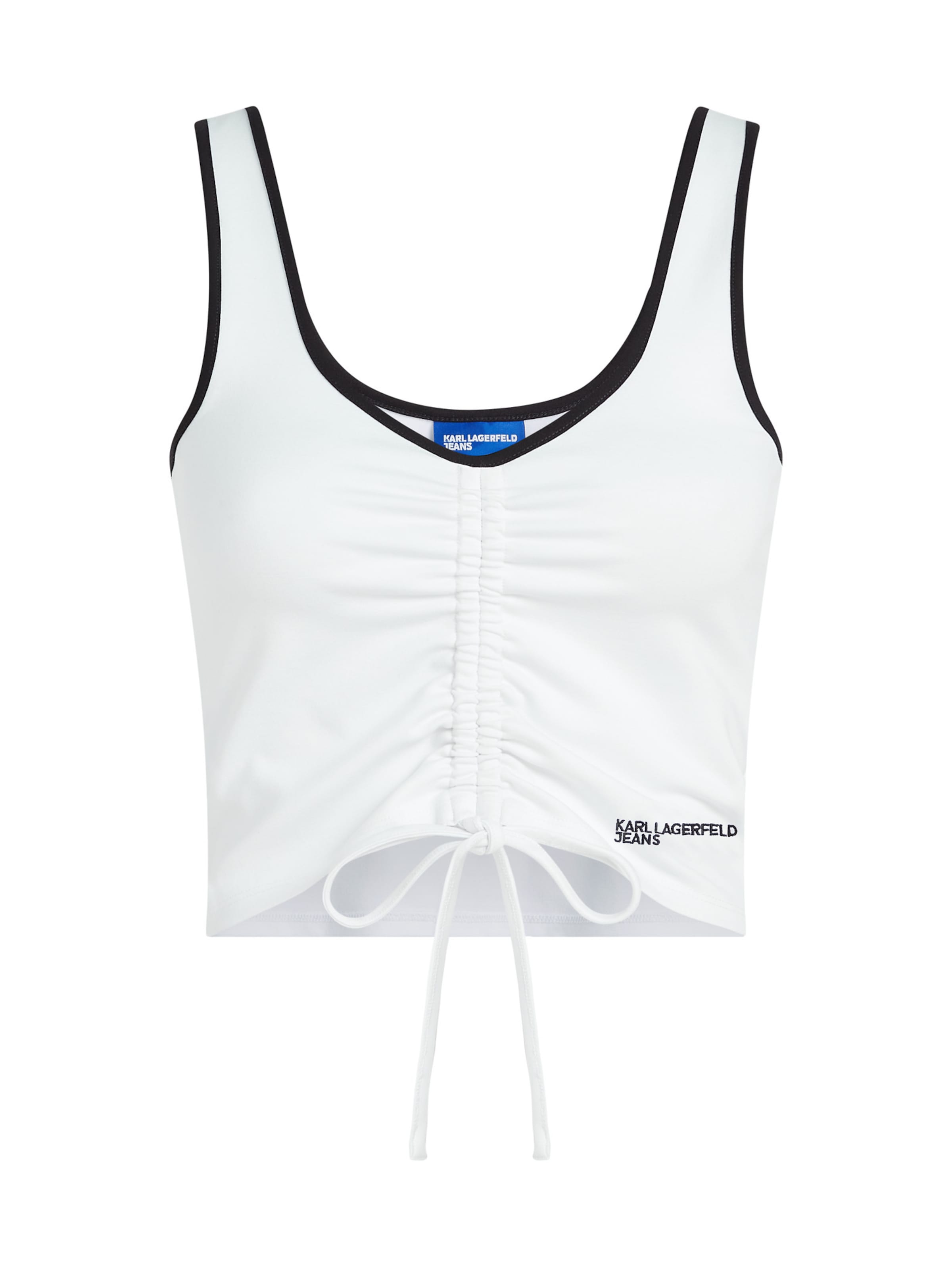 

KARL LAGERFELD JEANS Топ белого цвета
