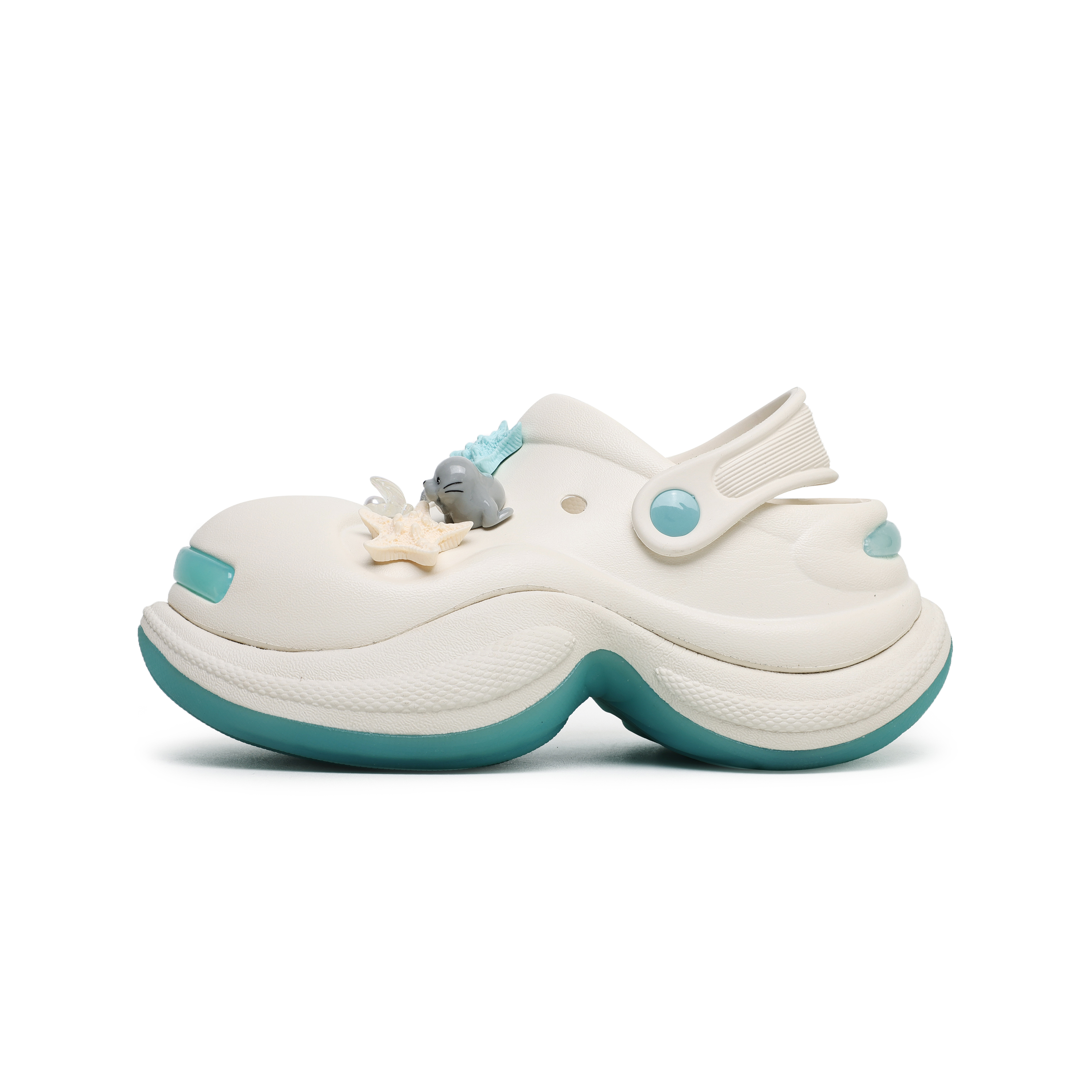 Сабо женские Hong Kong Meng, Wave White