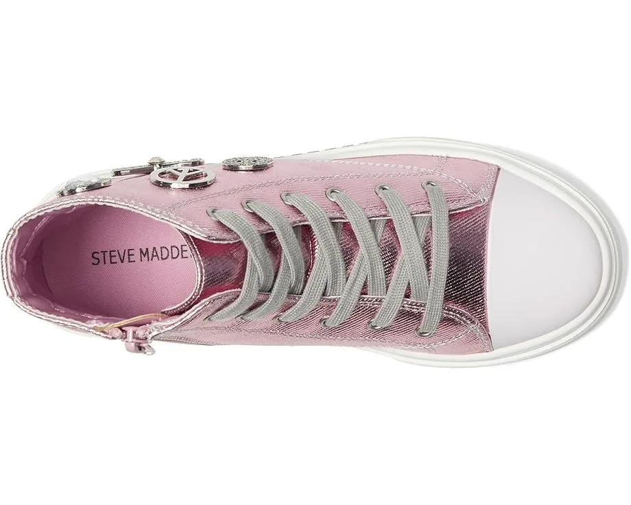 Кроссовки Steve Madden Kids Mistee (Little Kid/Big Kid), Pink — фото 2