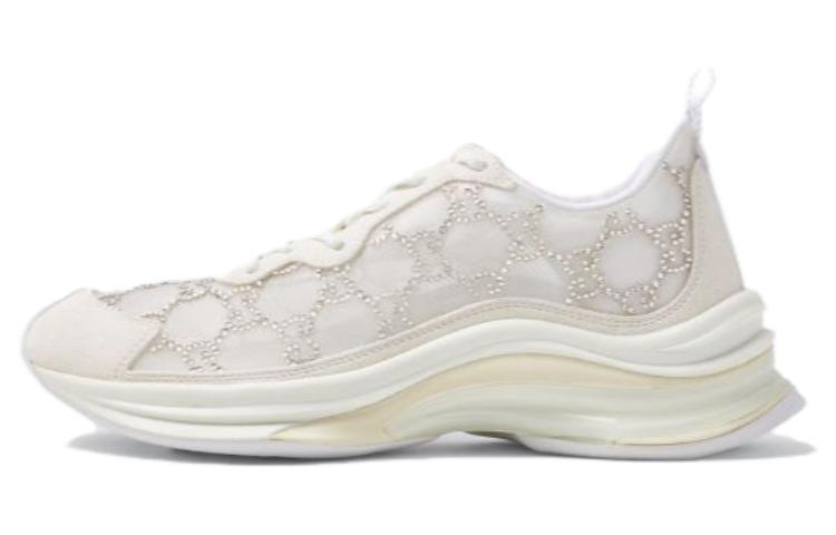 GUCCI Женские кроссовки для бега «GG Crystal White»