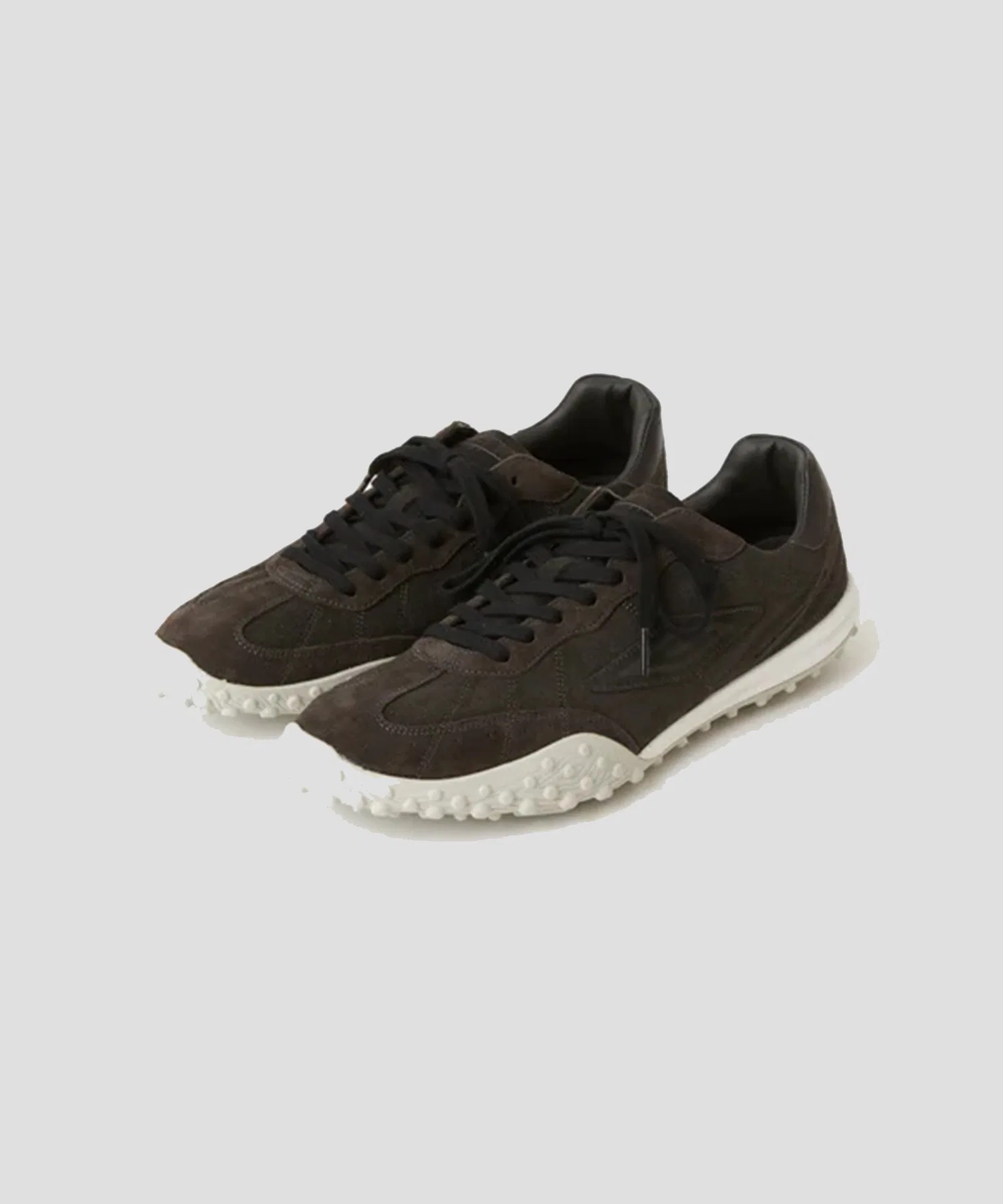 Мужские кожаные кроссовки White Mountaineering x Umbro First Jogger чёрные