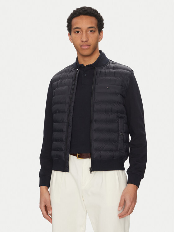 

Куртка-Бомбер стандартный крой MW0MW38674 Tommy Hilfiger, синий