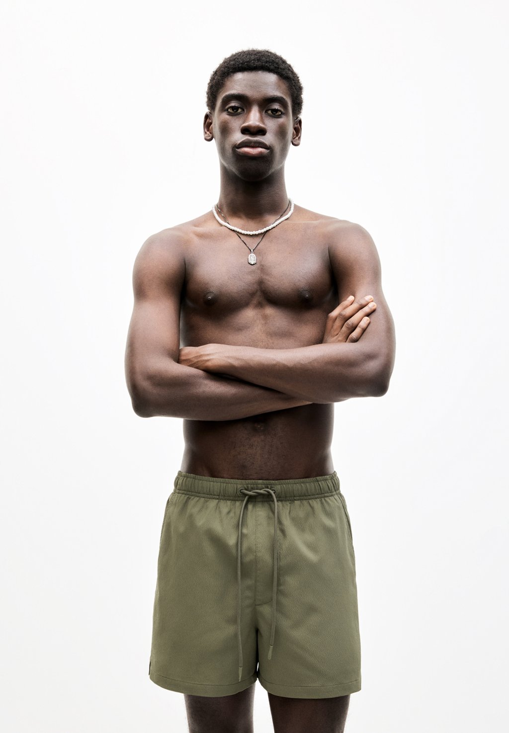 

Шорты для плавания TEXTURED PULL&BEAR, хаки
