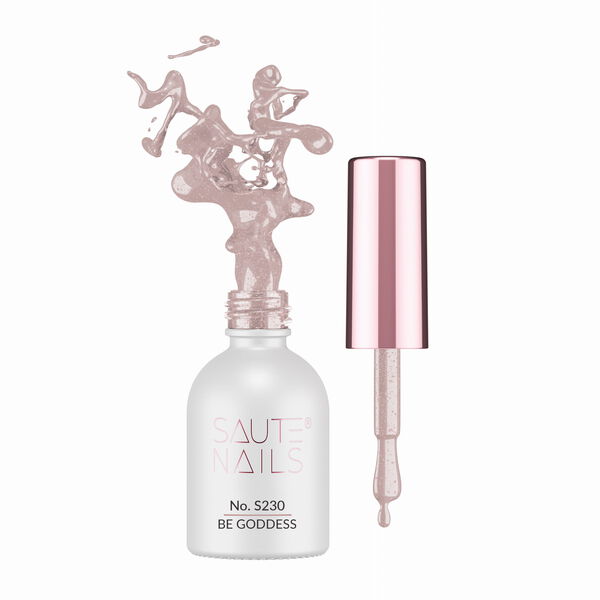 

Гибридный лак для ногтей s230 be goddess, 8 мл Saute Nails, цвет s230 be goddess