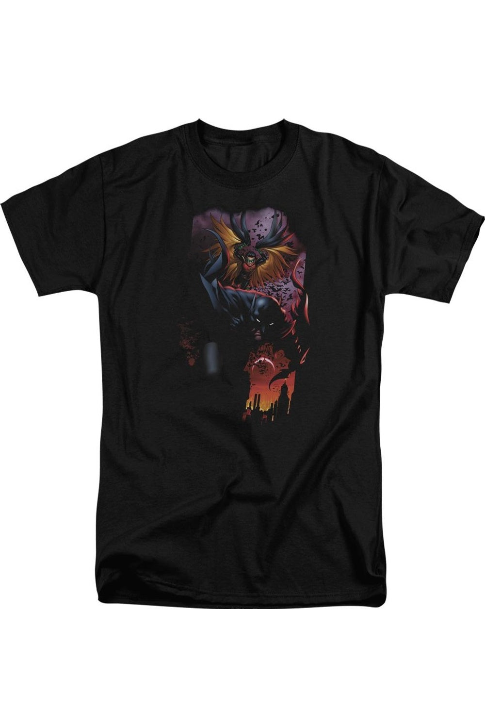 

Футболка с коротким рукавом Batman & Robin #1 для взрослых Gildan, черный