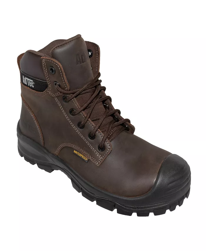 

Мужские рабочие ботинки 6" Waterproof Composite Toe коричневые AdTec, коричневый