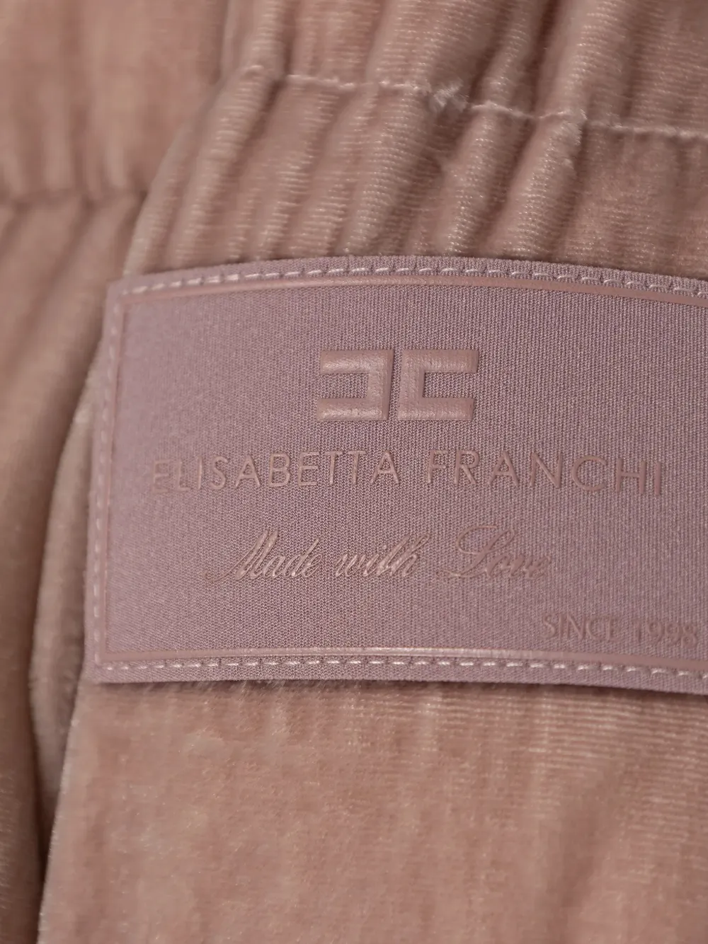 Стеганая куртка с капюшоном Elisabetta Franchi La Mia Bambina, розовый — фото 3