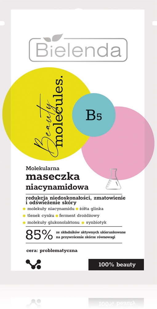 

Очищающая маска для лица «Молекулы красоты» Bielenda, 8 гр