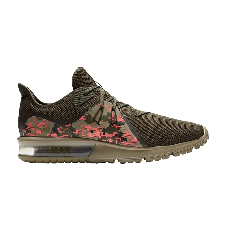 

Кроссовки Nike Air Max Sequent 3 C 'Digi Camo', зеленый