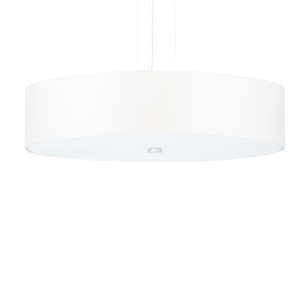 

Люстра SKALA 50 белая 5xE27 60Вт ткань, стекло, сталь 102x50x50см Sollux Lighting