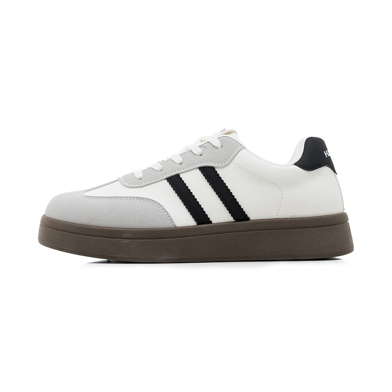 

Немецкие армейские кроссовки для мужчин в корейском стиле, увеличивающие рост, легкие и нескользящие HUANQIU, белый черный