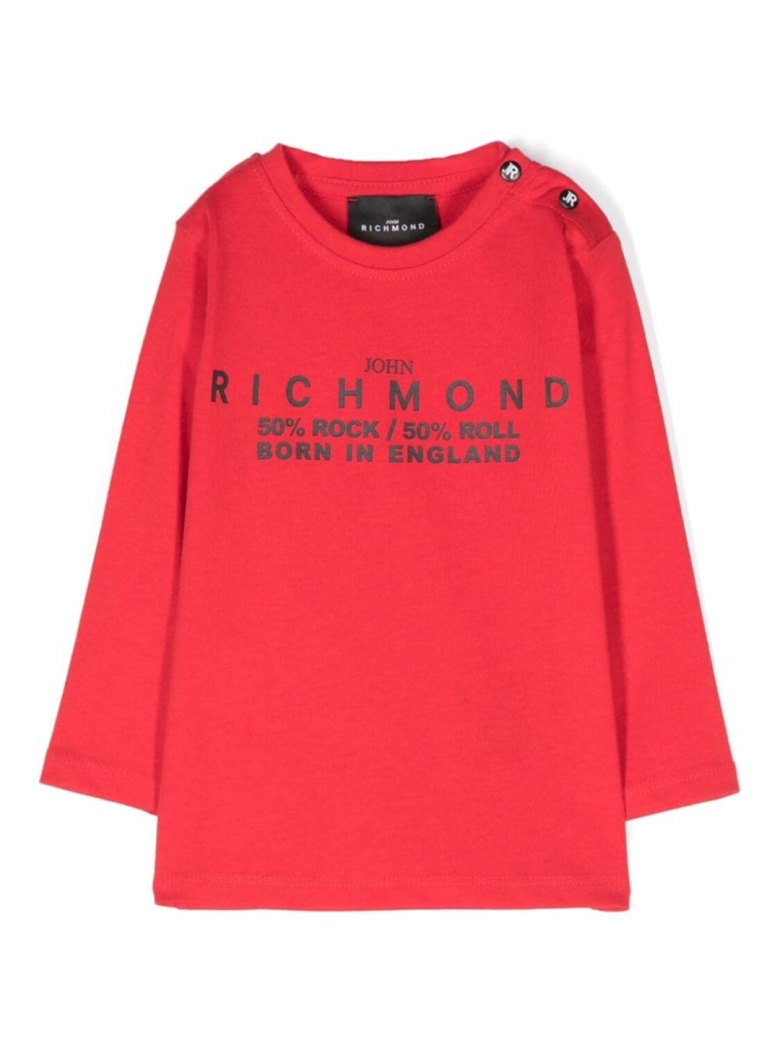 

John Richmond Junior футболка с логотипом, красный