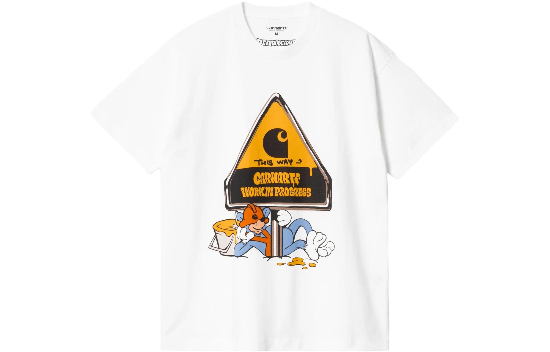 

Carhartt WIP Футболка мужская белая, Белый, Carhartt WIP Футболка мужская белая