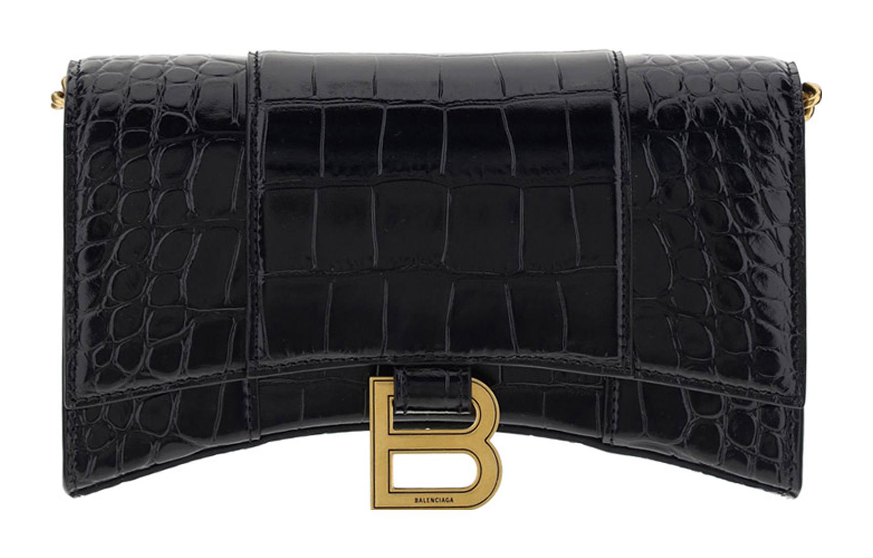 

Кошелек на цепочке с тисненым логотипом Balenciaga