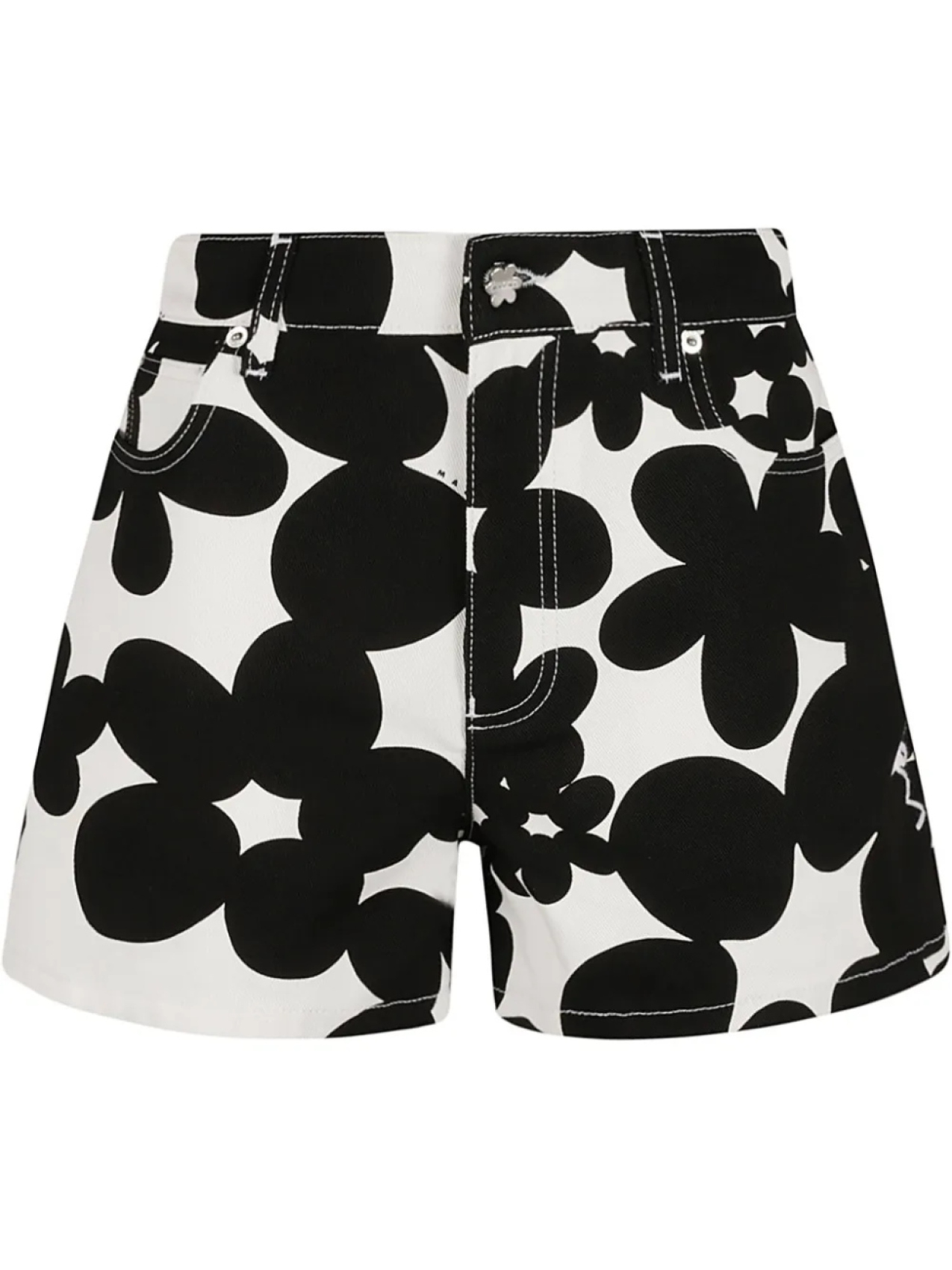 

Хлопковые шорты Marni, черный