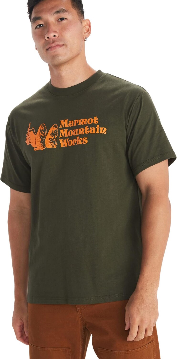 

Футболка Marmot Mountain Works Heavyweight Tee Short Sleeve, цвет Nori