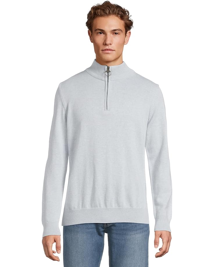 

Свитер Barbour Cotton Half Zip Knitted Jumper, цвет Ocean Sky