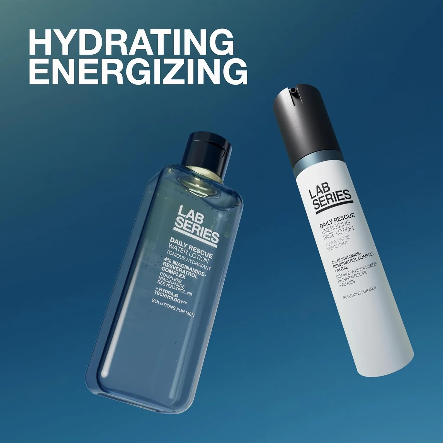 Lab Series Travel Size Essentials набор для ухода за кожей для мужчин: All-In-One Face Wash 30 мл, Daily Rescue Face Toner 30 мл, Daily Rescue Face Lotion 6 мл и Max LS Face Serum 6 мл — фото 2