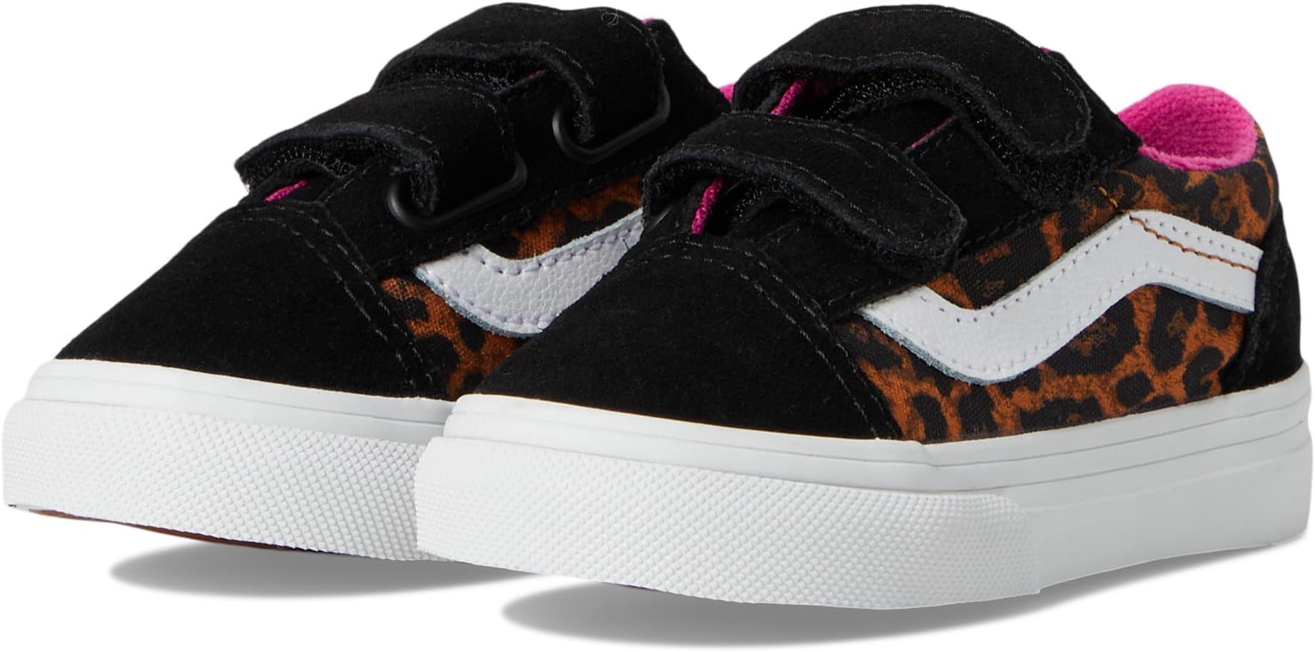 

Кроссовки Vans Kids Old Skool V, цвет Leopard Pop Black/Multi