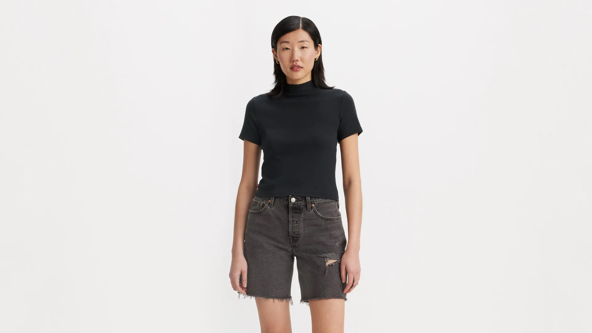 

Непринужденная футболка с короткими рукавами Levi's, черный