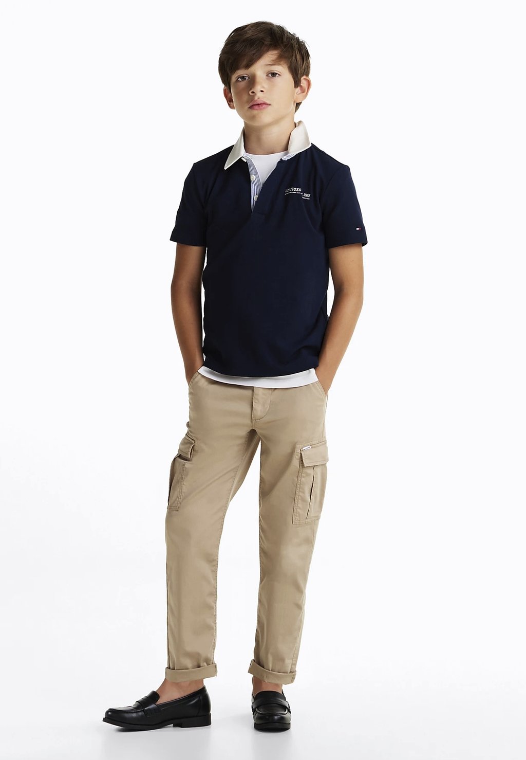 

Поло Tommy Hilfiger, синий