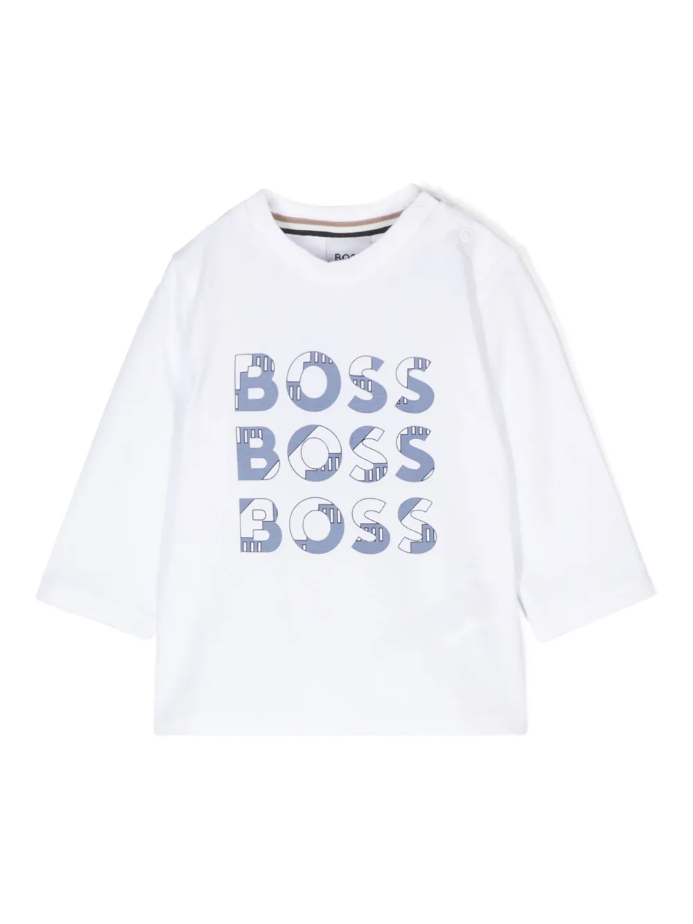 

Футболка с логотипом BOSS Kidswear, белый