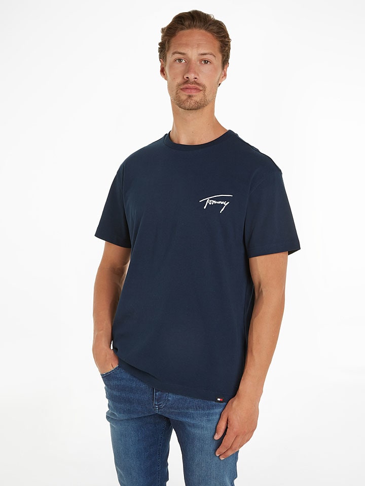 

Футболка TOMMY JEANS, темно-синий