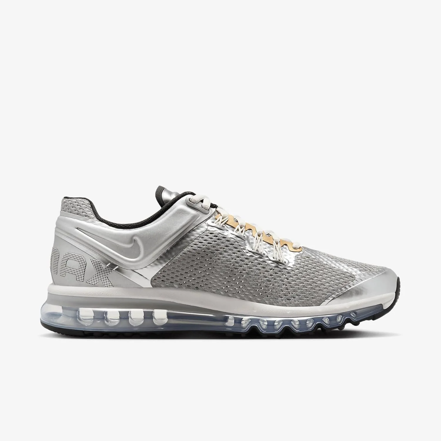 Мужские кроссовки Nike Air Max 2013, металлик серебристый/металлик/металлик золотой — фото 2