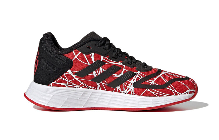 Кроссовки детские Marvel X Duramo 10 PS Low-top красные/черные/белые Adidas — фото 2