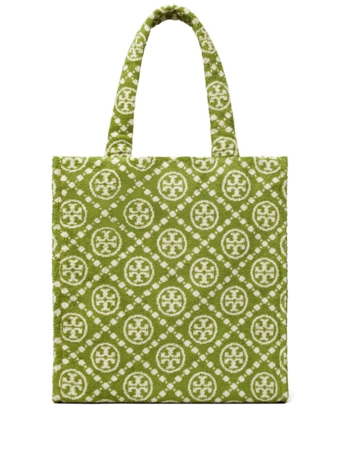 

Tory Burch сумка-тоут Terry с монограммой, зеленый