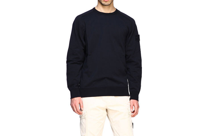 

Толстовка мужская темно-синяя Stone Island, темно-синий