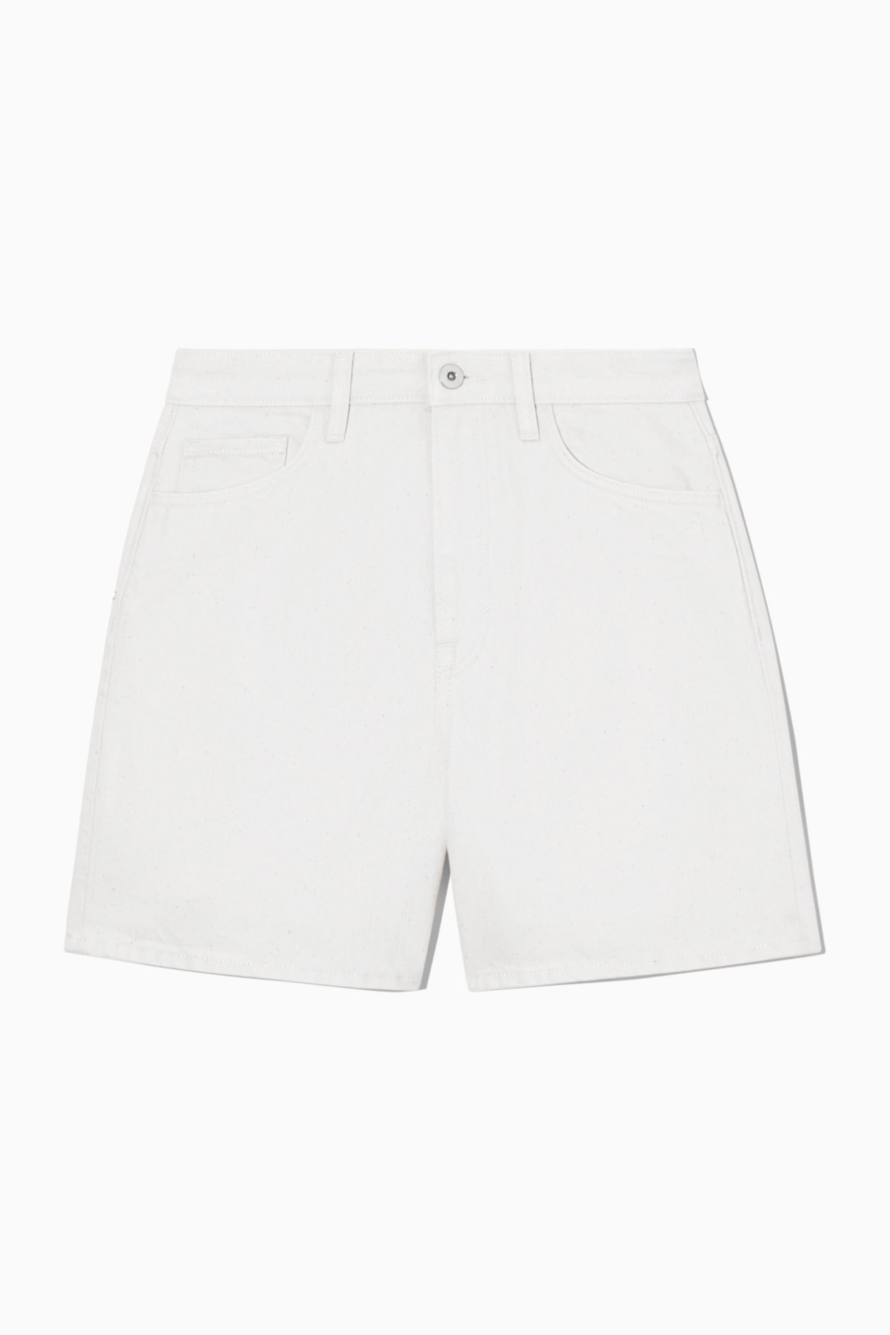 

Джинсовые шорты-relaxed fit COS, белый