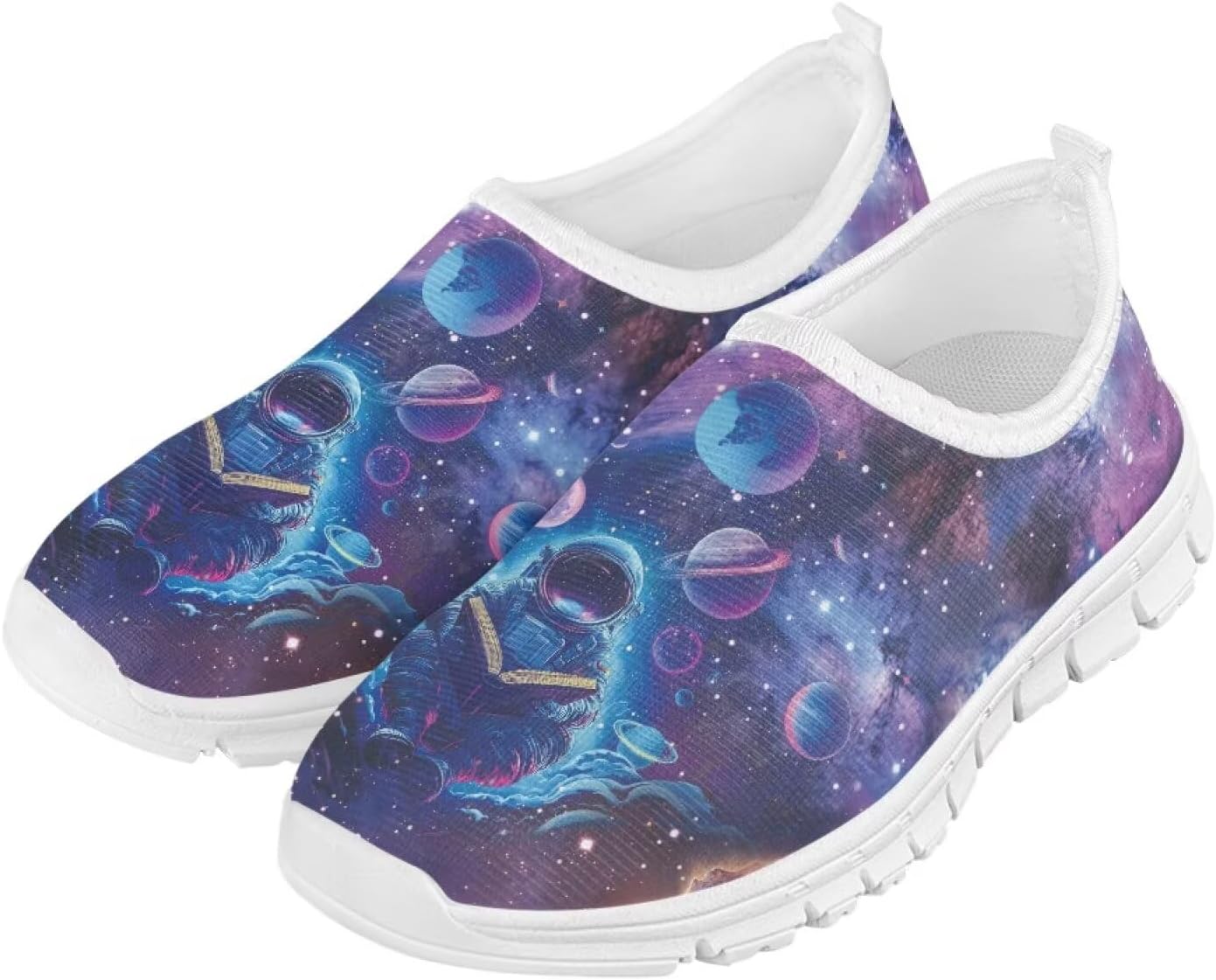 

Детские слипоны для девочек, милые повседневные спортивные кроссовки для мальчиков, для школы, бега, активного отдыха, подарки для детей Cugasmaru, Space Spaceman