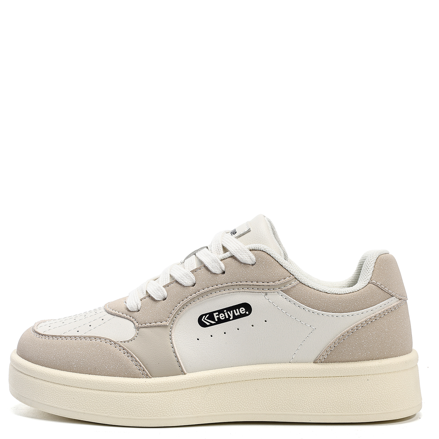 

Feiyue Непромокаемые дышащие противоскользящие низкие скейтерские кроссовки унисекс бежево-коричневые, цвет Beige Brown