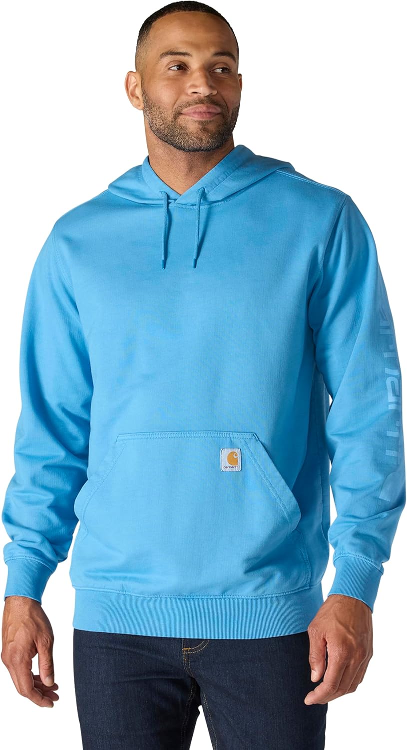 

Carhartt мужская толстовка Relaxed Fit Midweight Garment Dyed French Terry Graphic, Horizon Blue, Синий, Carhartt мужская толстовка Relaxed Fit Midweight Garment Dyed French Terry Graphic, Horizon Blue